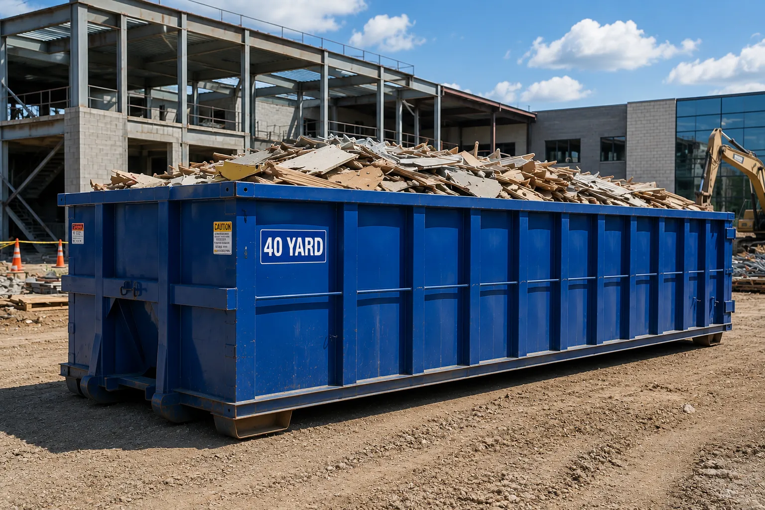 40 yard dumpster rental from our West Palm Beach fleet